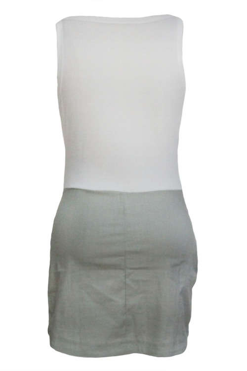 STYLISH DOUBLE POCKET DETAIL MINI DRESS