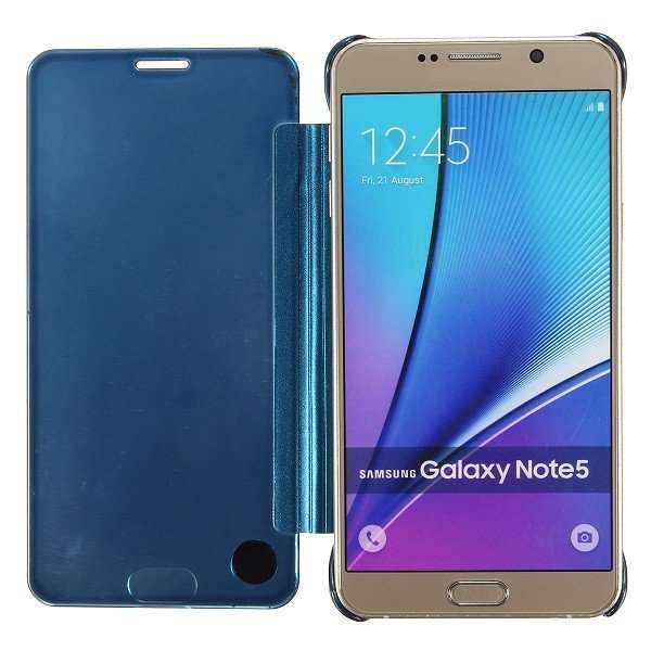Smooth Mirror Surface Flip Hard Cover Case for Samsung Galaxy Note 5