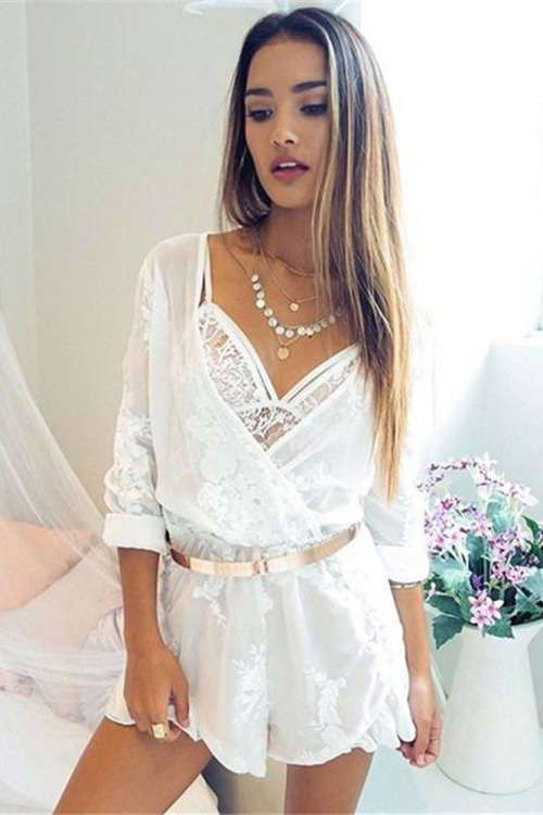 White Eyelash Lace Bra Lingerie Top