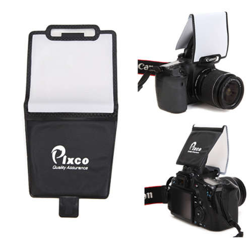 Universal Soft Screen Pop-Up Flash Diffuser For Nikon Canon Pentax Olympus Panasonic