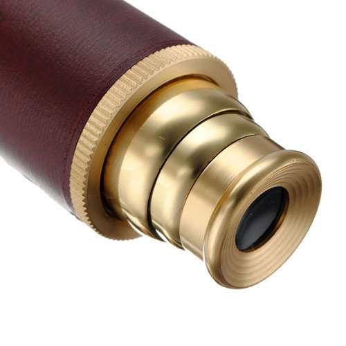 25X30 Long Brass Nautical Monoscope Telescope Telescopic Eye Vision Glass Monoculars