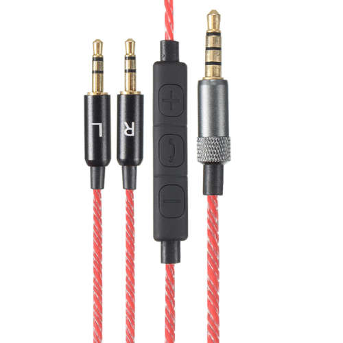 Headphone Audio Mic Cable Replacement For Sol Republic Master Tracks HD V8 V10 V12 X3