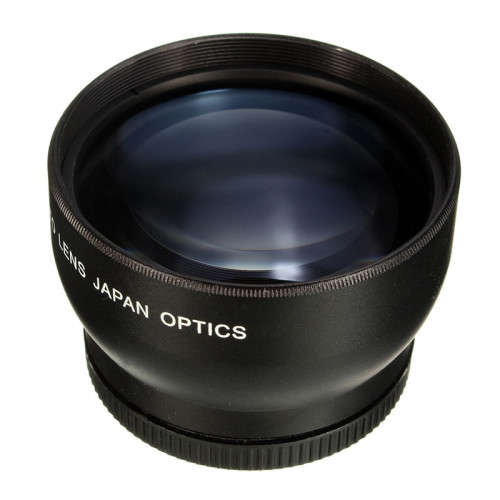 52mm 2X Telephoto Lens for Nikon D3100 D5200 D5100 D7100 D90 D60 DSLR Camera with Filter Thread