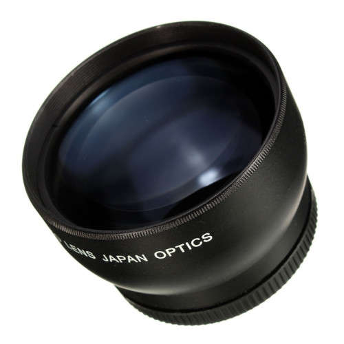 52mm 2X Telephoto Lens for Nikon D3100 D5200 D5100 D7100 D90 D60 DSLR Camera with Filter Thread