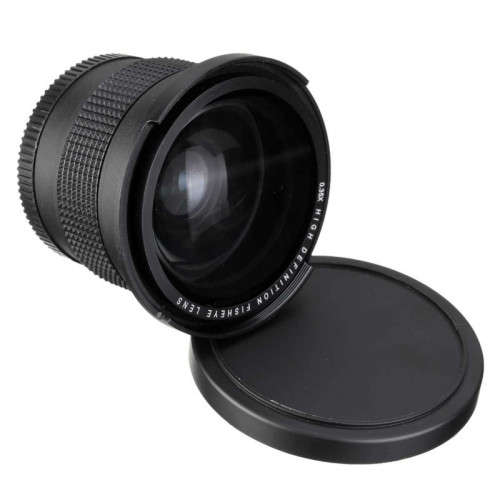 0.35X Super Fisheye Wide Angle Lens for 52mm Nikon with 18-55mm Lens