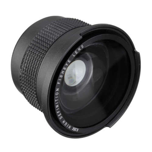 0.35X Super Fisheye Wide Angle Lens for 52mm Nikon with 18-55mm Lens