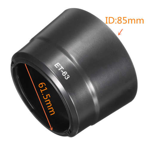 58mm ET-63 Camera Lens Hood Replacement For Canon EF-S 55-250mm f/4-5.6 IS STM