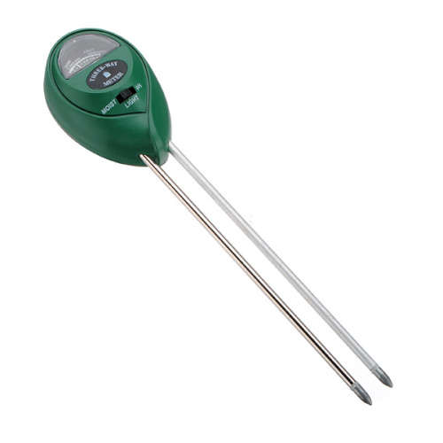 3 in1 Garden Plant Flowers Soil PH Tester Moisture Light Meter Testing Tool