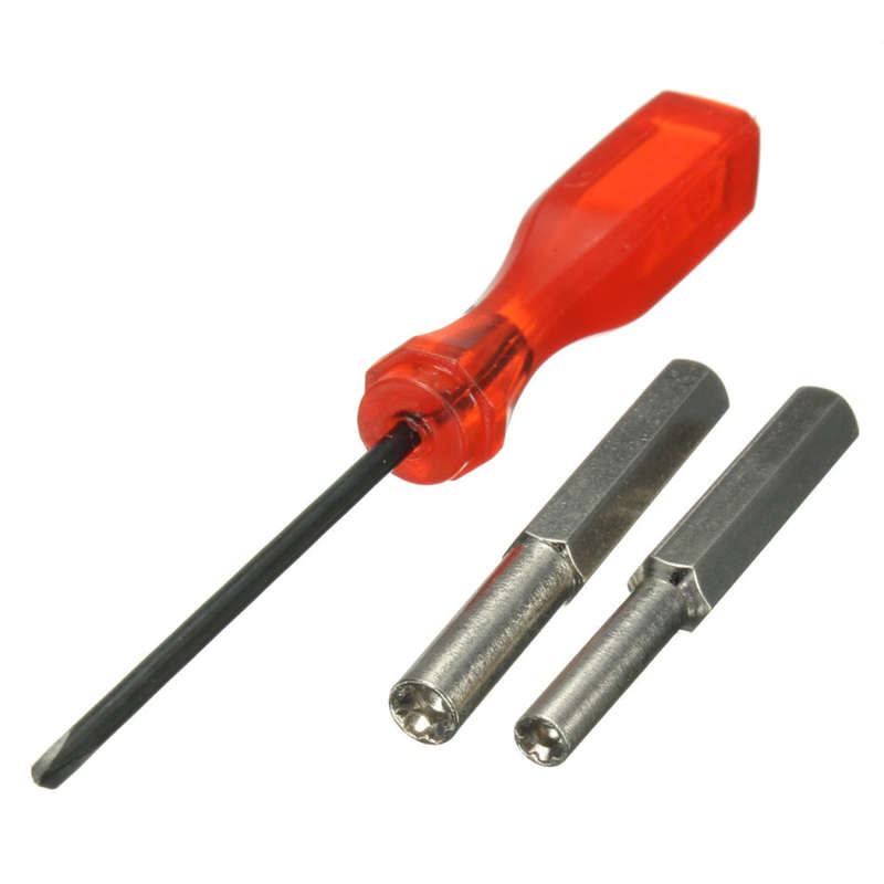 3.8mm+4.5mm+Triwing Security Screwdriver Bit Set for Nintendo NES SNES N64 Game Boy Wii