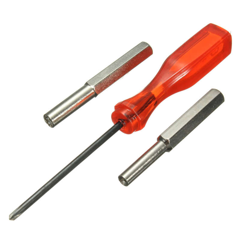 3.8mm+4.5mm+Triwing Security Screwdriver Bit Set for Nintendo NES SNES N64 Game Boy Wii