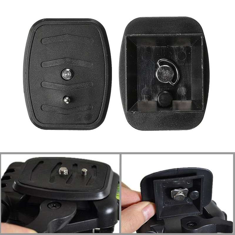 Quick Release Plate Tripod Mount Head Screw Adapter For Weifeng WT3570/3540/3530