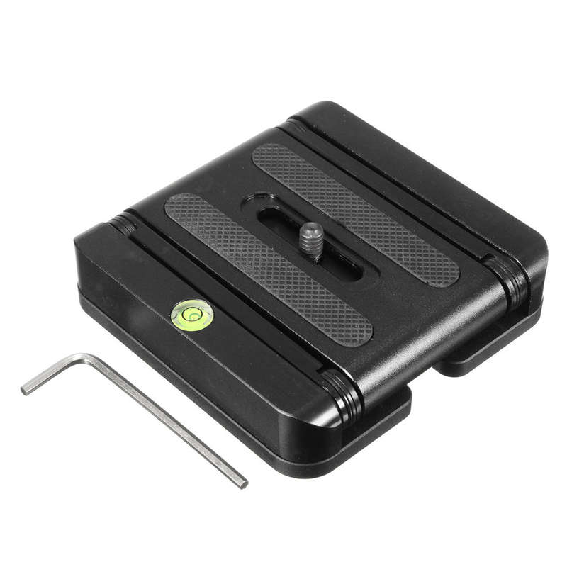Aluminum Folding Z Pan Release Plate Stand Holder Tripod Flex Tilt