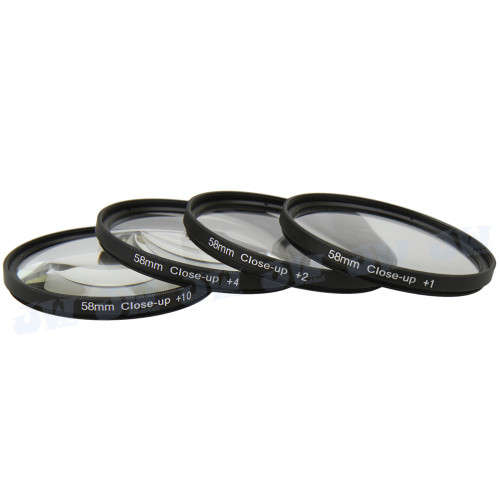 58mm Macro Close Up Filter Lens Kit +1 +2 +4 +10 for Canon EOS 700D 650D 600D 550D 500D 1200D 1100D