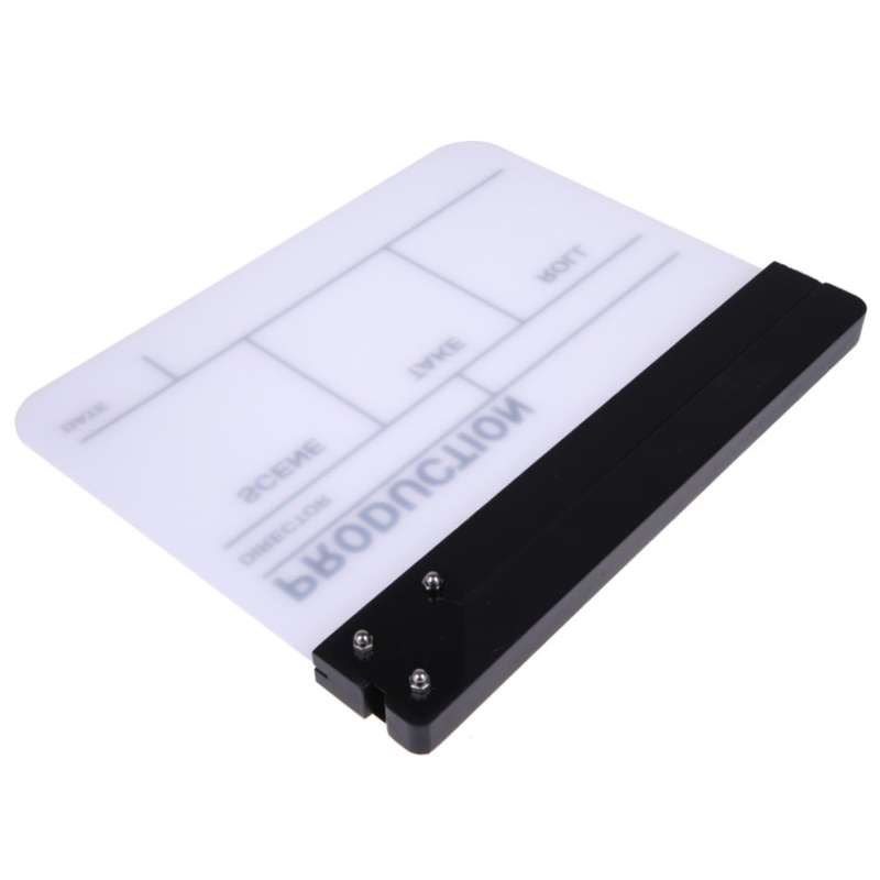 Clapperboard TV Film Movie Clapper Board Handmade Colorful Erase Director Cut Prop