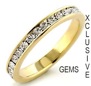 LOCALLY IN STOCK* R35 POSTAGE* 18K YELLOW GOLD PLATED SIMULATED DIAMOND LADIES RING