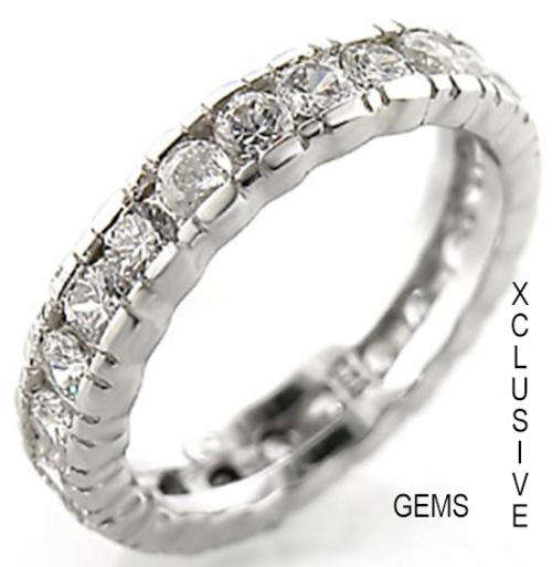 IN STOCK* R35 POSTAGE* 18K WHITE GOLD PLATED SIMULATED DIAMOND LADIES RING