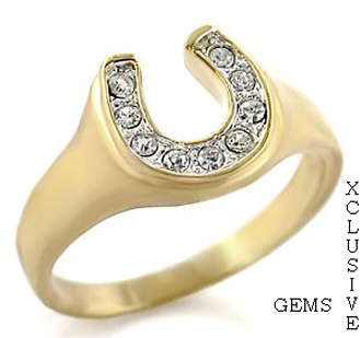 IN STOCK * R35 POSTAGE* YELLOW GOLD PLATED SIMULATED DIAMOND LADIES RING
