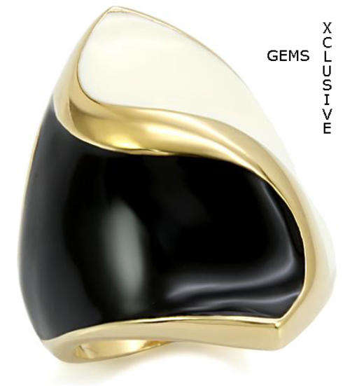 * LOCALLY IN STOCK* 18K YELLOW GOLD PLATED LADIES RING