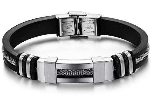 TRENDY STAINLESS STEEL MEN'S BRACELET