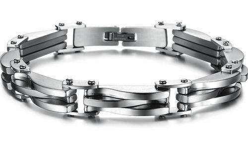 TRENDY STAINLESS STEEL MEN'S BRACELET