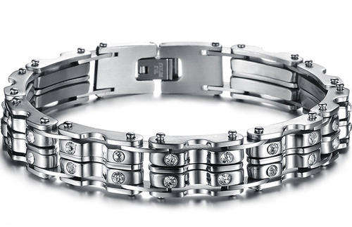 TRENDY STAINLESS STEEL MEN'S BRACELET