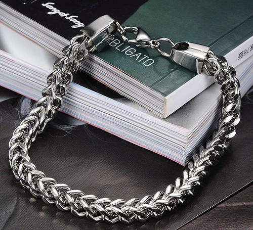 TRENDY STAINLESS STEEL MEN'S BRACELET