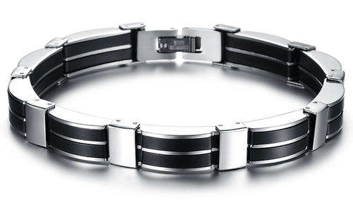 TRENDY STAINLESS STEEL MEN'S BRACELET