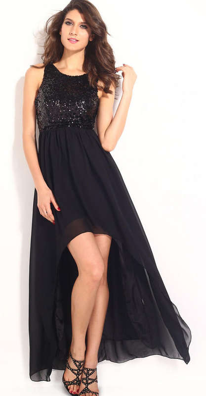 BEAUTIFUL BLACK OPEN BACK DRESS