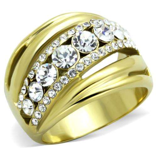 *LOCALLY IN STOCK*** 18K YELLOW GOLD PLATED SIMULATED DIAMOND WEDDING RING SET
