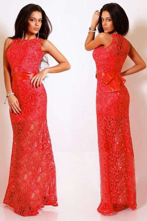 GLAMOROUS LACE MAXI DRESS
