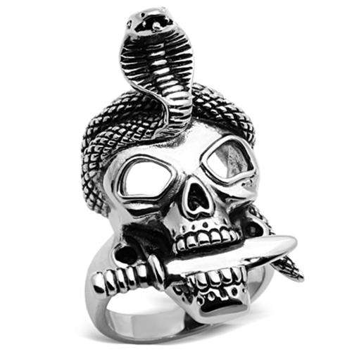 GENUINE SOLID STAINLESS STEEL MEN'S RING