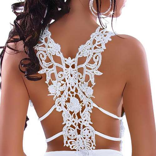 INTRICATE EMBROIDERY BACK TOP