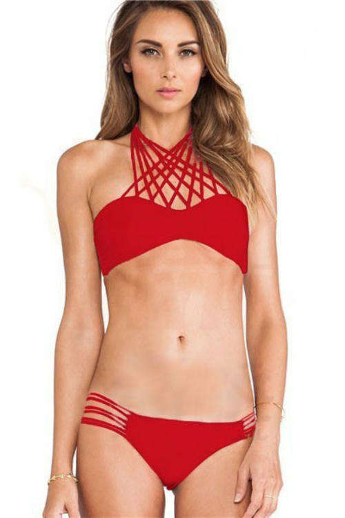 MAGNIFICENT MULTI STRAP DETAIL BIKINI