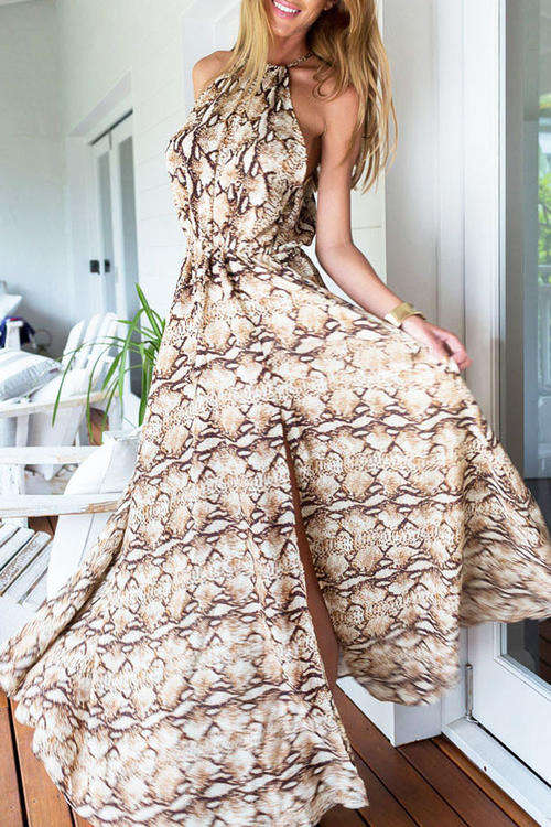 SEXY SLEEVELESS MAXI DRESS
