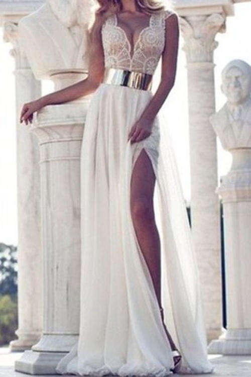 GORGEOUS CAP SLEEVE EVENING GOWN