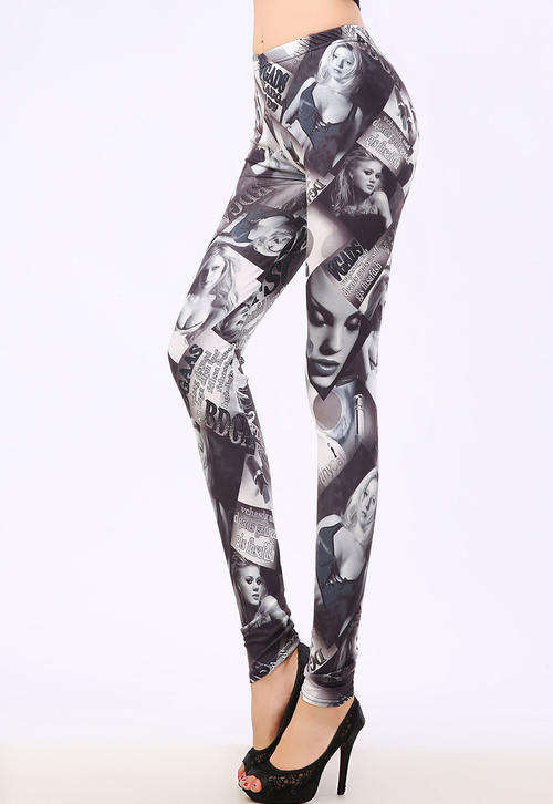 TRENDY FASHION PRINT LEGGINGS