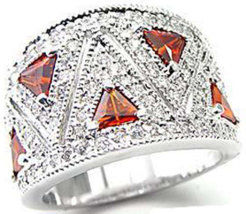 **INTERNATIONAL SHIPPING** 18K GOLD PLATED SIMULATED RUBY RING*NO COMBINED SHIPPING