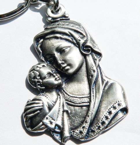 Madonna &Child Keychain