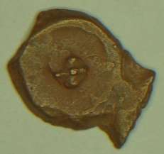 Beautiful ancient Jewish coin, "Widow Mite" bronze prutah over 2000 years old