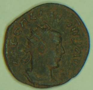 Roman Emperor Gallienus (260 to 268)