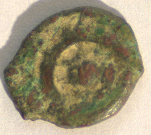 Beautiful ancient Jewish coin, "Widow Mite" bronze prutah over 2000 years old