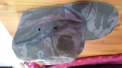 CUBAN LIZARD PATTERN CAMO CAP. WORN BY FAPLA DURING SA BORDER WAR
