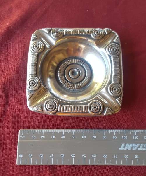 CARROL BOYES PEWTER ASHTRAY