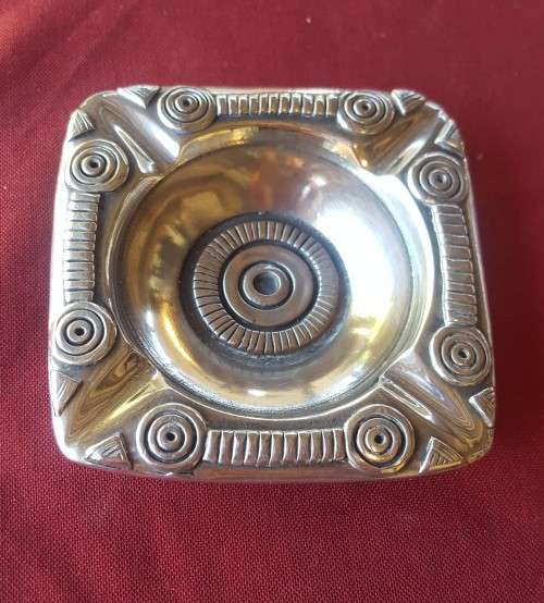 CARROL BOYES PEWTER ASHTRAY