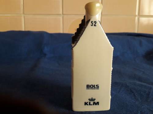 VINTAGE KLM DELFT BLUE HOUSE NO. 52, SEALED AND STILL FULL