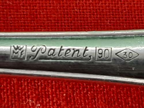 WMF CUTLERY: SET OF SIX SILVER PLATED DINNER FORKS