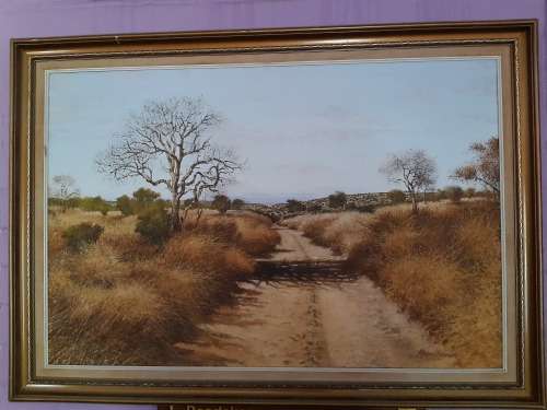 STUNNING ORIGINAL OIL PAINTING BY THE RENOWNED SOUTH AFRICAN ARTIST, MICHAEL HANCOCK