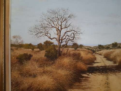 STUNNING ORIGINAL OIL PAINTING BY THE RENOWNED SOUTH AFRICAN ARTIST, MICHAEL HANCOCK