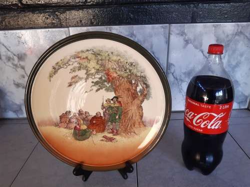 HUGE AND AWESOME VINTAGE 1950s ROYAL DOULTON UNDER THE GREENWOOD TREE CHARGER D6094
