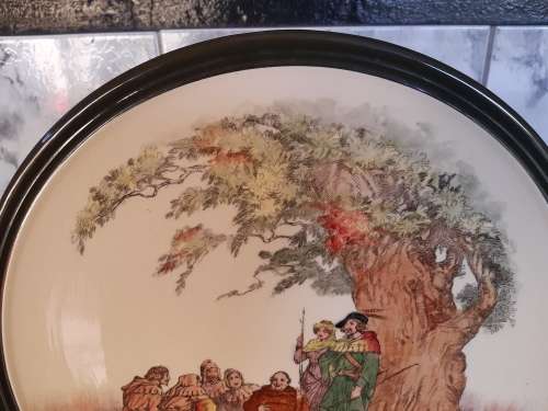HUGE AND AWESOME VINTAGE 1950s ROYAL DOULTON UNDER THE GREENWOOD TREE CHARGER D6094